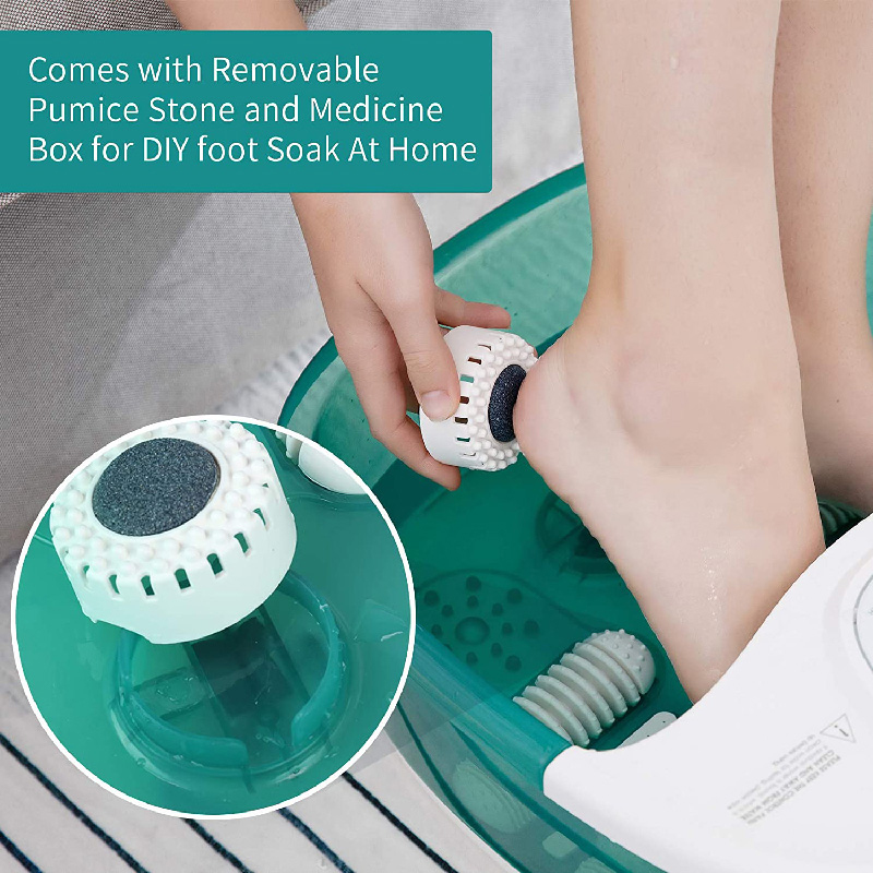 MM-20A-3 Pedes Spa Bath Massager cum Calore et Quattuor Large Massageti Rollers