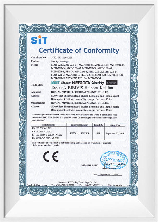 Huaian Mimir Electric Appliance Co., Ltd.