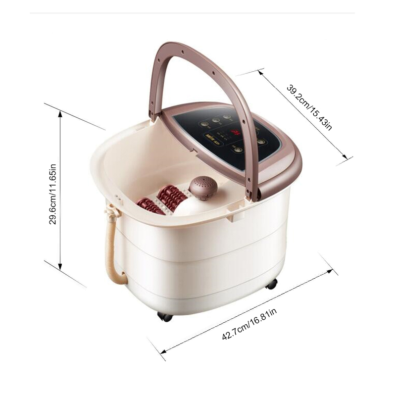 JD-618 Automatic Foot Spa Bath Massager Machine with Rotary Massage Rollers