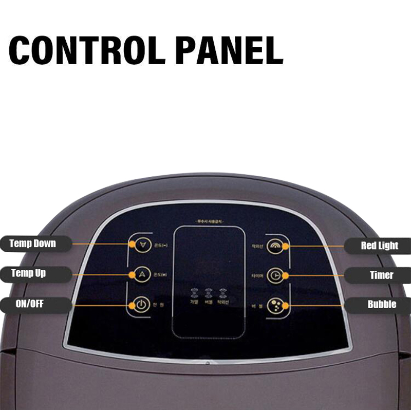 JD-618 Automatic Foot Spa Bath Massager Machine with Rotary Massage Rollers